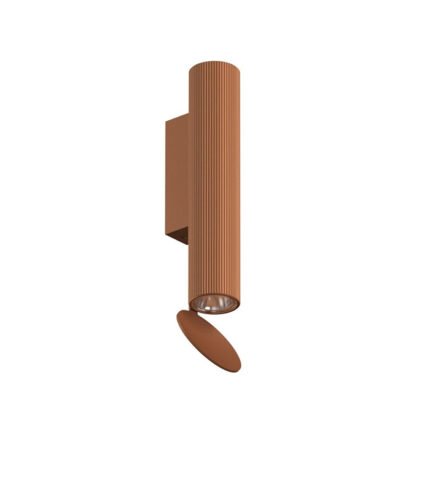 Vertical wooden table lamp